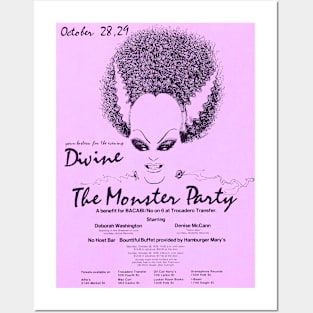 Divine The Monster Party 1978 Posters and Art